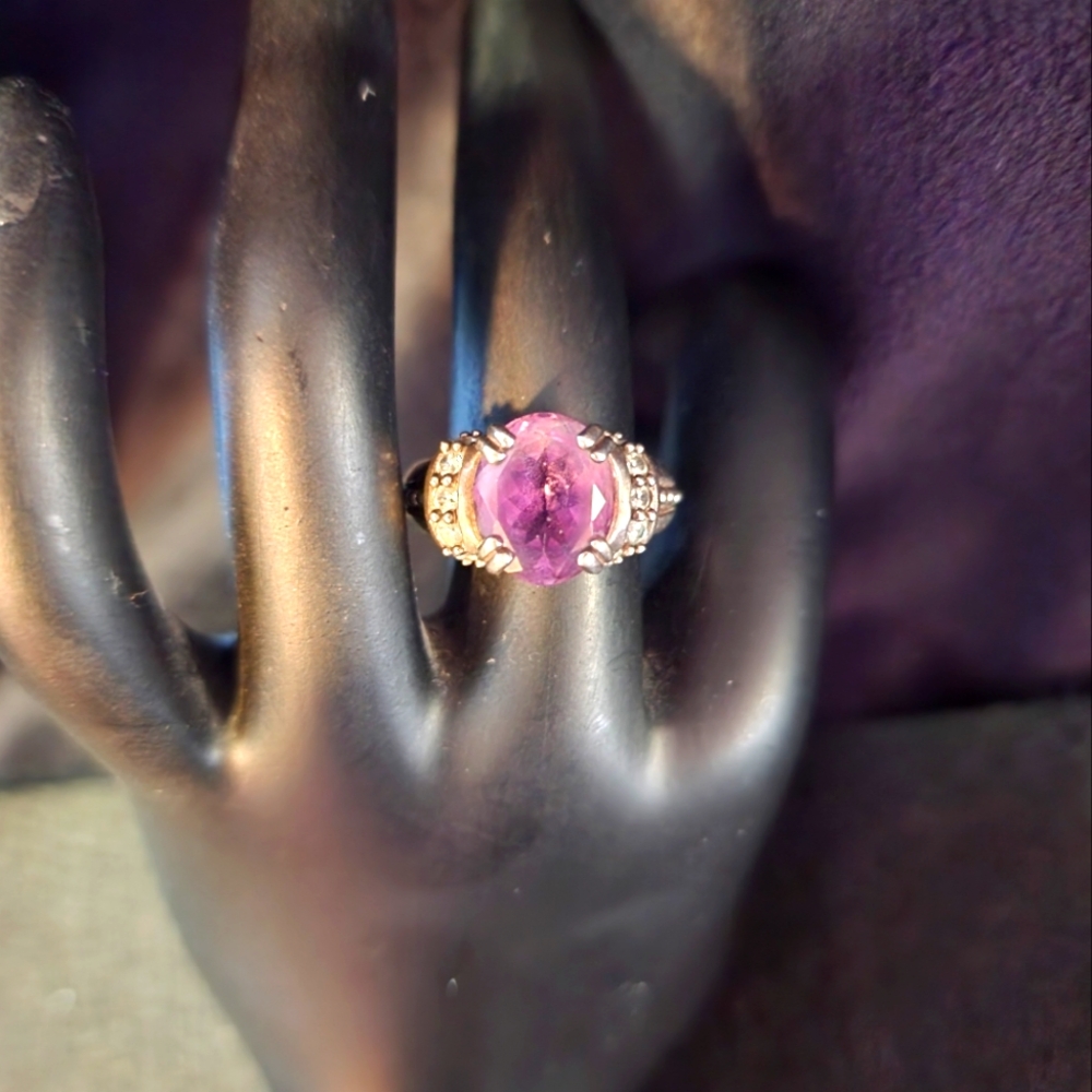 Judith Ripka Vintage Amethyst Ring